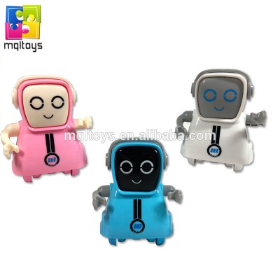 2018 cute robot friction wheel mini robot toy