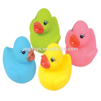 Customized design 6.5cm rubber duck rubber bath toy animal