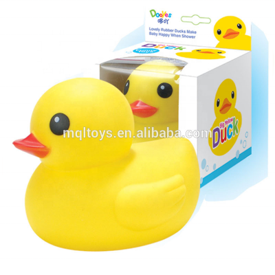 Big size squeeze floating rubber yellow duck for sale